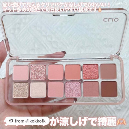 プロ アイ パレット エアー/CLIO/アイシャドウパレットを使ったクチコミ(3枚目)