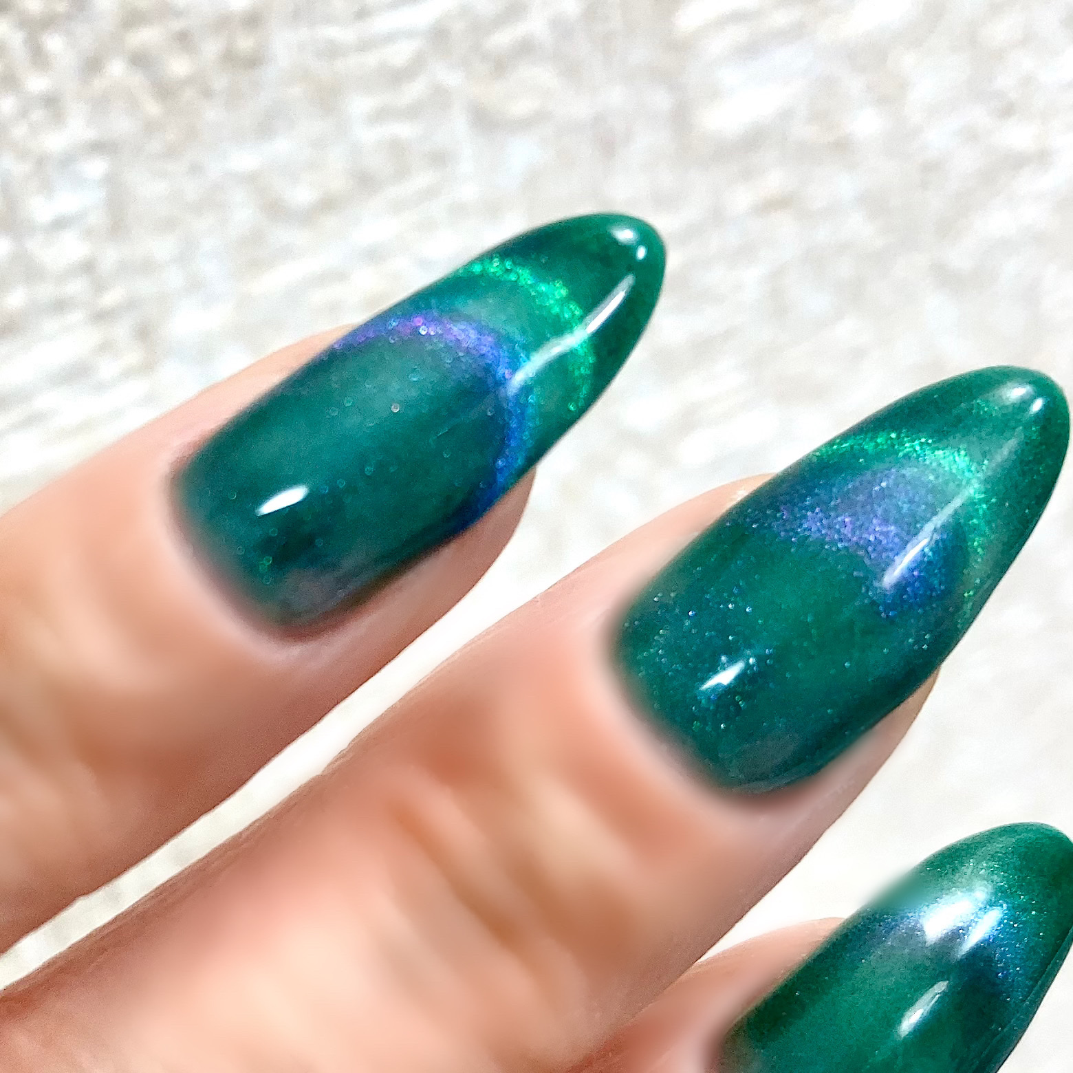 アニマルマグネットジェル/ネイル工房/ジェルネイルを使ったクチコミ（2枚目）