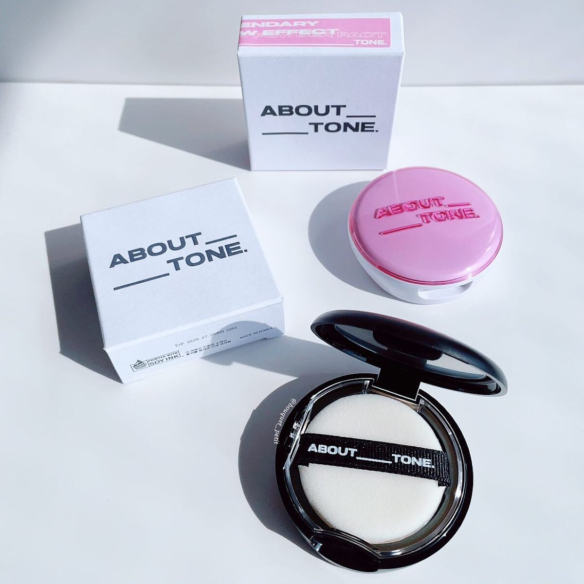 ブラーパウダーパクト/ABOUT TONE/プレストパウダーを使ったクチコミ（3枚目）