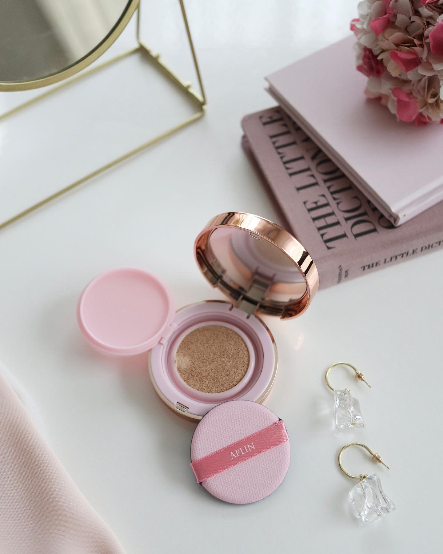 ピンクティーツリーカバークッション/APLIN/クッションファンデーションを使ったクチコミ（2枚目）