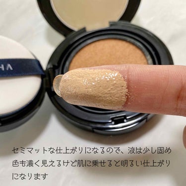 カラーステイ クッション ロングウェア ファンデーション 002 バニラ/自然な肌色（標準色）/REVLON/クッションファンデーションを使ったクチコミ（2枚目）