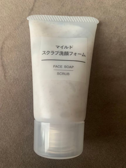マイルドスクラブ洗顔フォーム/無印良品/スクラブ・ゴマージュを使ったクチコミ(1枚目)