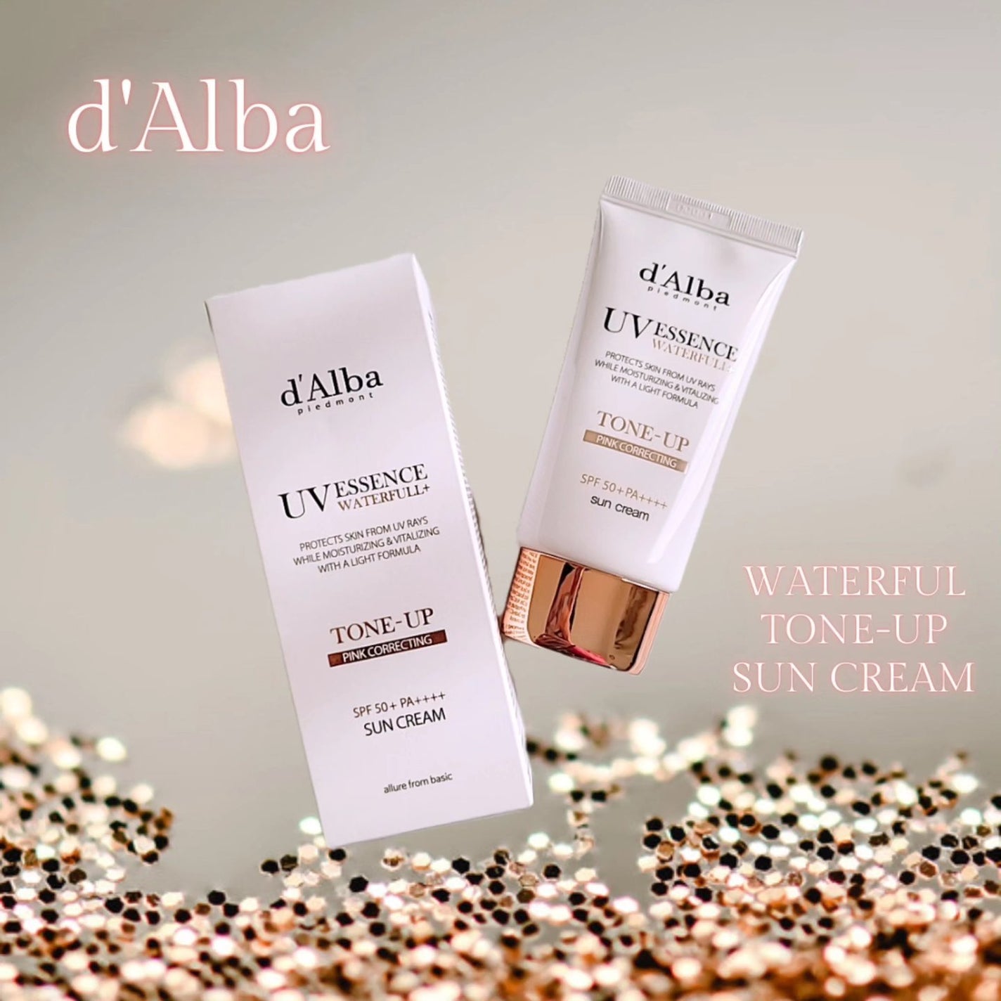 ウォータフルトーンアップサンクリーム/ダルバ/日焼け止めクリームを使ったクチコミ(1枚目)