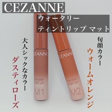 ウォータリーティントリップ マット/CEZANNE/口紅を使ったクチコミ（1枚目）