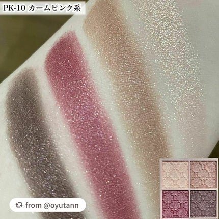 グロッシーリッチ アイズ N/Visée/アイシャドウパレットを使ったクチコミ(10枚目)