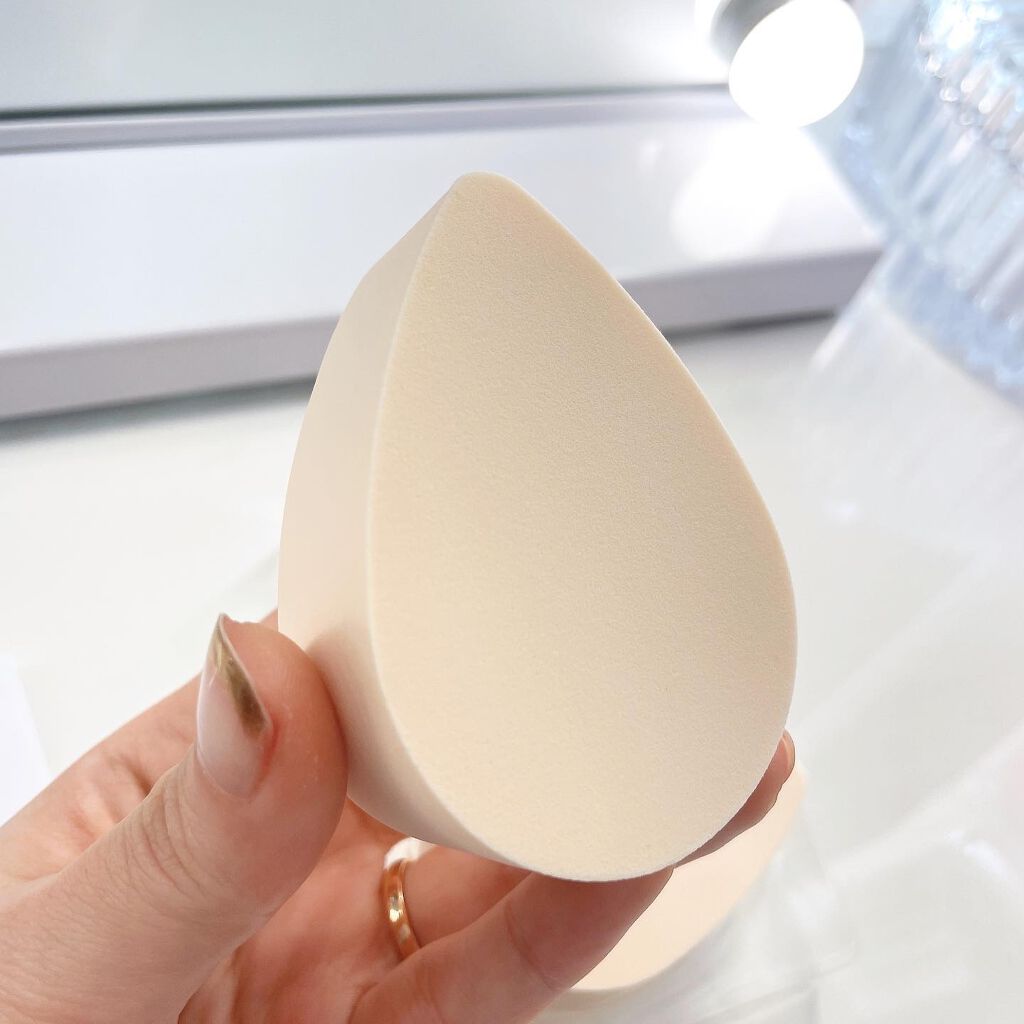 ハイドロ メイクアップスポンジ ウォータードロップ/THE TOOL LAB/パフ・スポンジを使ったクチコミ(3枚目)