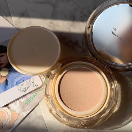 デュージェリーヴィーガンクッション 01SOONSOO/AMUSE/クッションファンデーションを使ったクチコミ(3枚目)