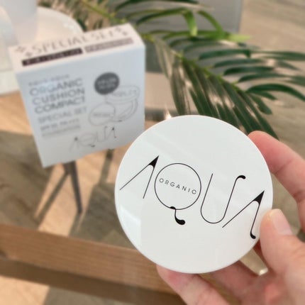 オーガニッククッションコンパクト/アクア・アクア/クッションファンデーションを使ったクチコミ(2枚目)