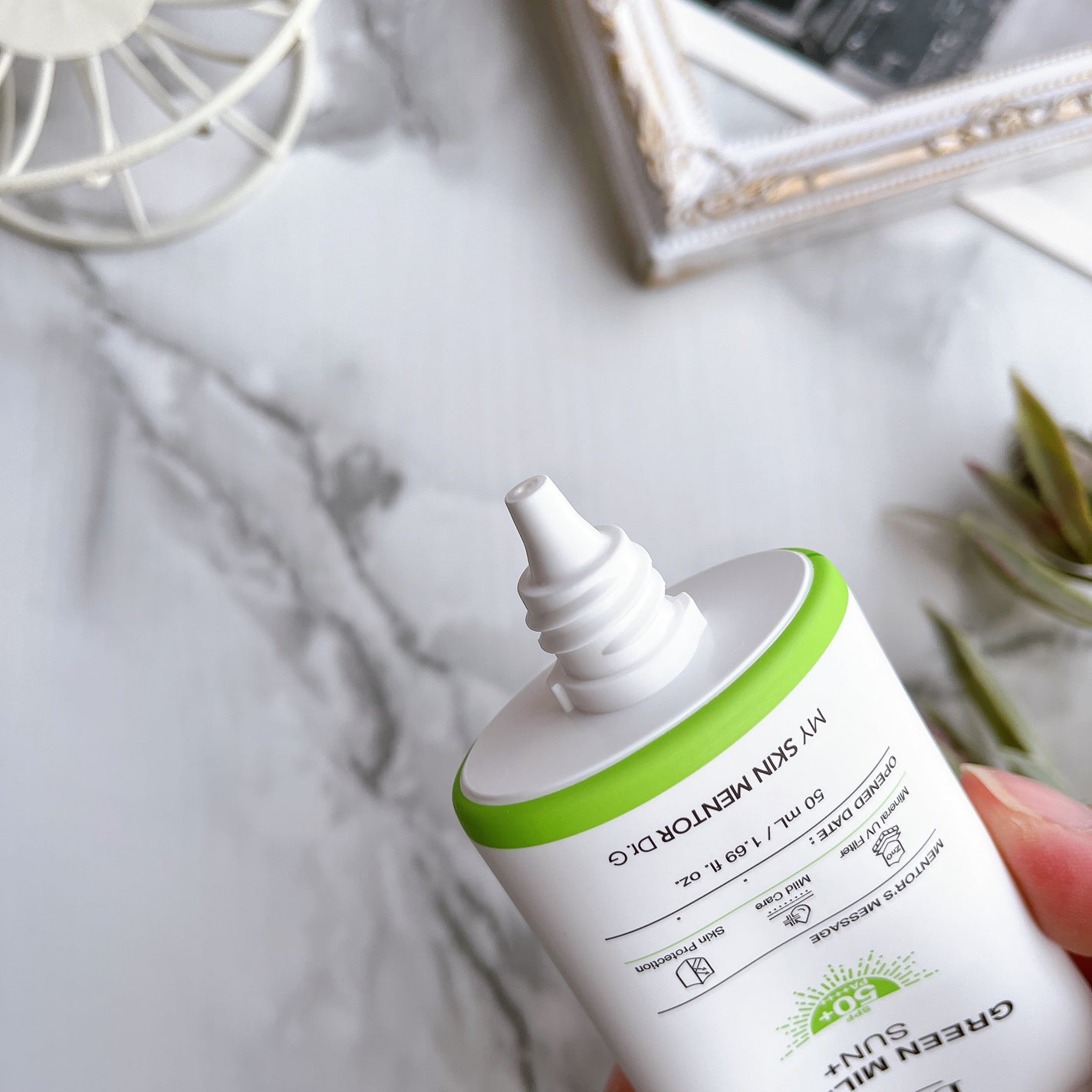 レッドブレミッシュスージングアップサン/Dr.G/日焼け止めクリームを使ったクチコミ(3枚目)