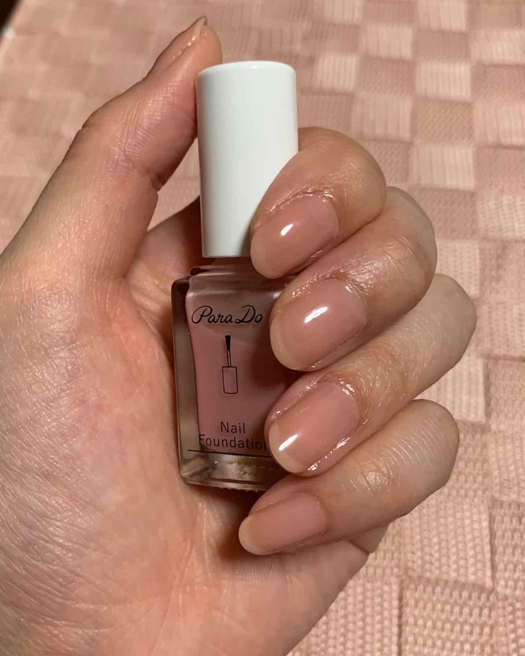 ネイルファンデーション PO ピンクオークル/パラドゥ/マニキュアを使ったクチコミ（2枚目）