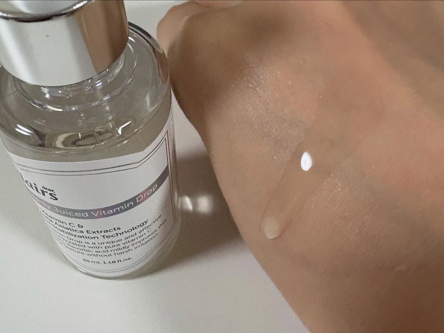 フレッシュリージュースドビタミンドロップ(35ml)/Klairs/美容液を使ったクチコミ（3枚目）