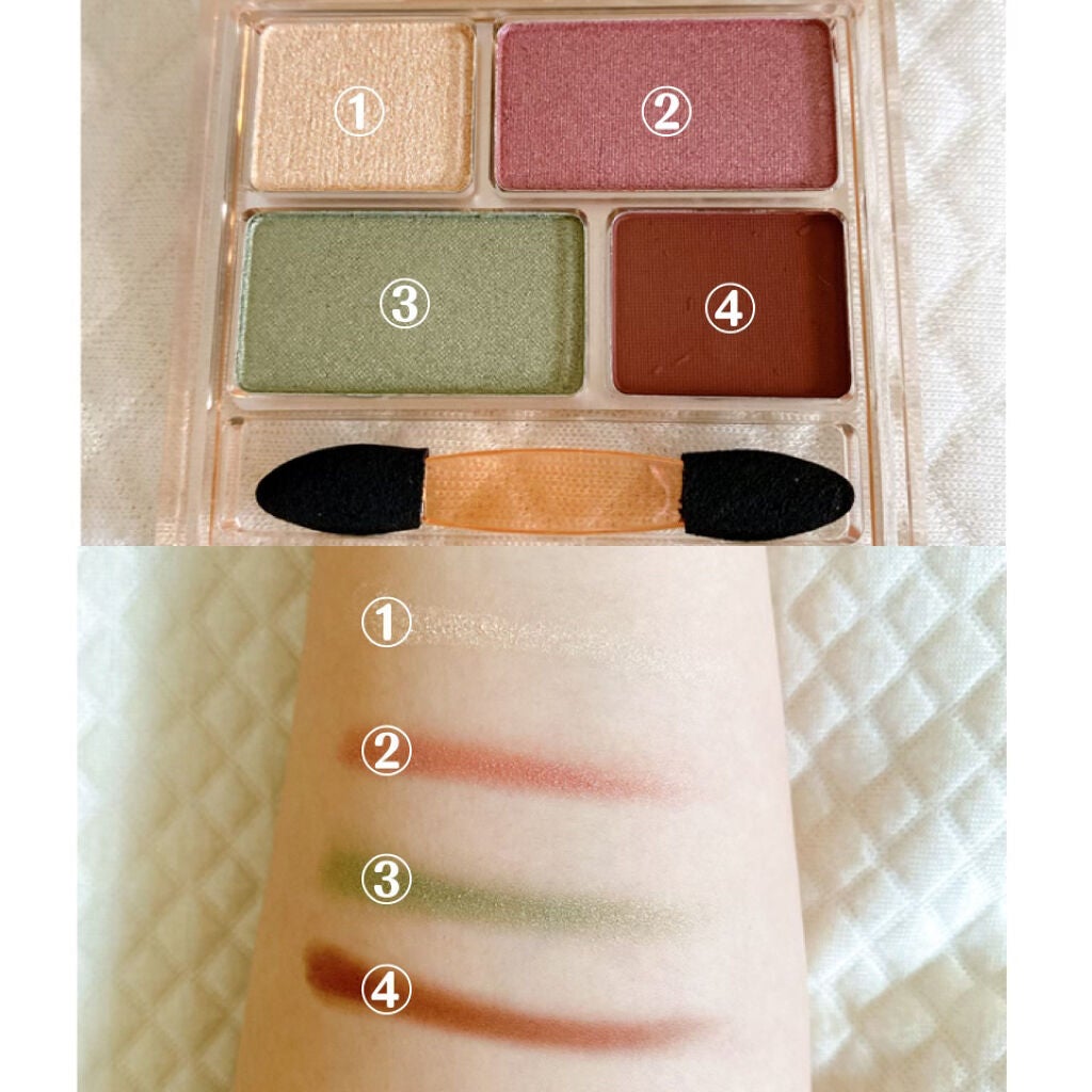 リラクシーアイシャドウ/GENE TOKYO/アイシャドウパレットを使ったクチコミ(7枚目)