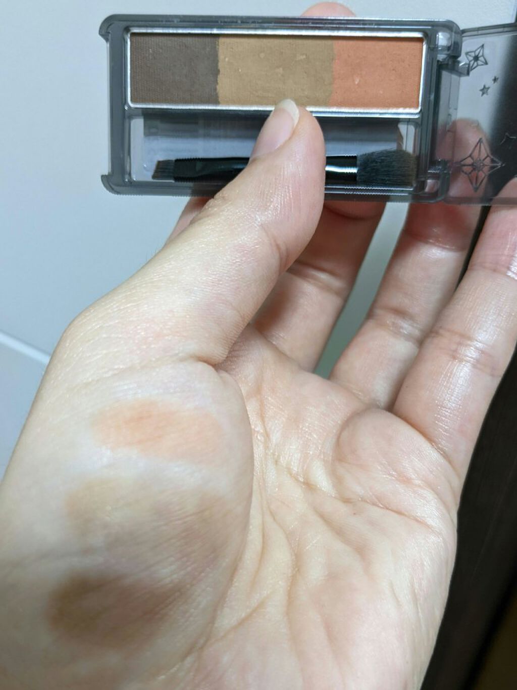 アイブロー パウダー/ちふれ/パウダーアイブロウを使ったクチコミ（2枚目）