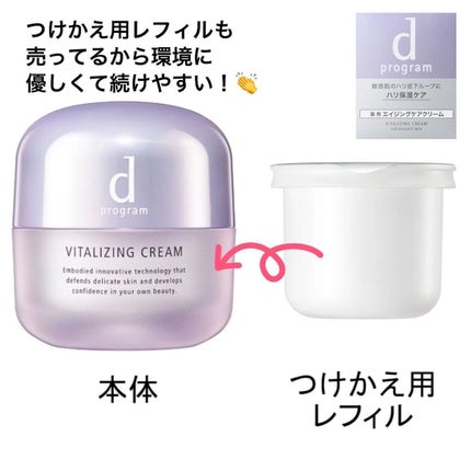 バイタライジングクリーム /d プログラム/フェイスクリームを使ったクチコミ(5枚目)