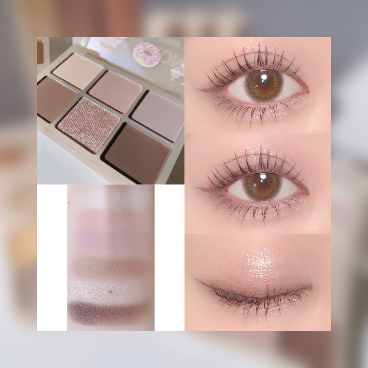 OO!LONG シフォンタイムズアイ/LEEMEMBER/アイシャドウパレットを使ったクチコミ(2枚目)