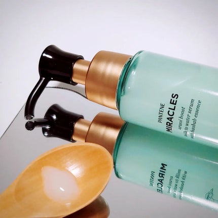 ミラクルズ うるおいブーストミルクウォーターセラム/パンテーン/アウトバストリートメントを使ったクチコミ(2枚目)