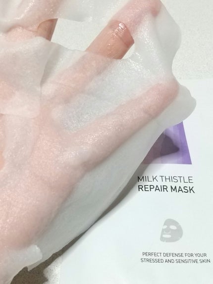 ミルクシスル リペアマスク/BANOBAGI/シートマスク・パックを使ったクチコミ(2枚目)