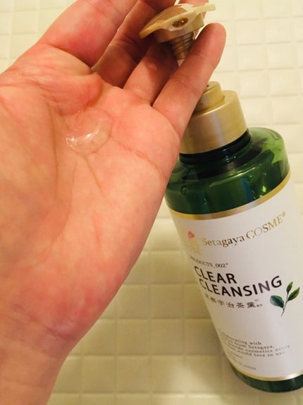 クリアクレンジング 京都宇治茶葉/世田谷コスメ/クレンジングジェルを使ったクチコミ(2枚目)