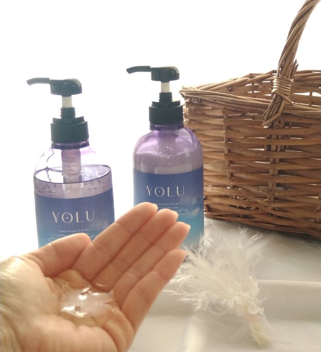 リラックスナイトリペア シャンプー／トリートメント/YOLU/市販シャンプーを使ったクチコミ（2枚目）