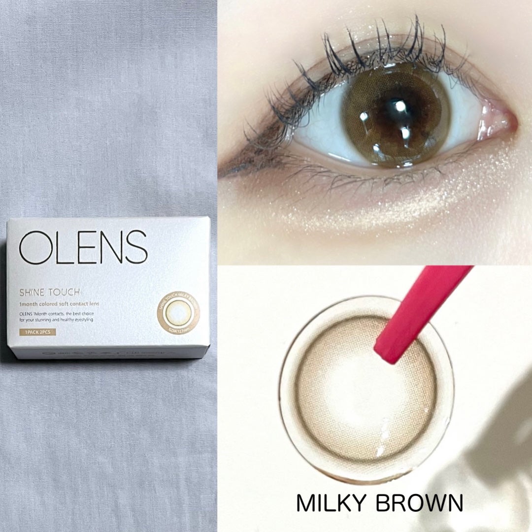 ShineTouch 1day/OLENS/ワンデー(1DAY)カラコンを使ったクチコミ(2枚目)