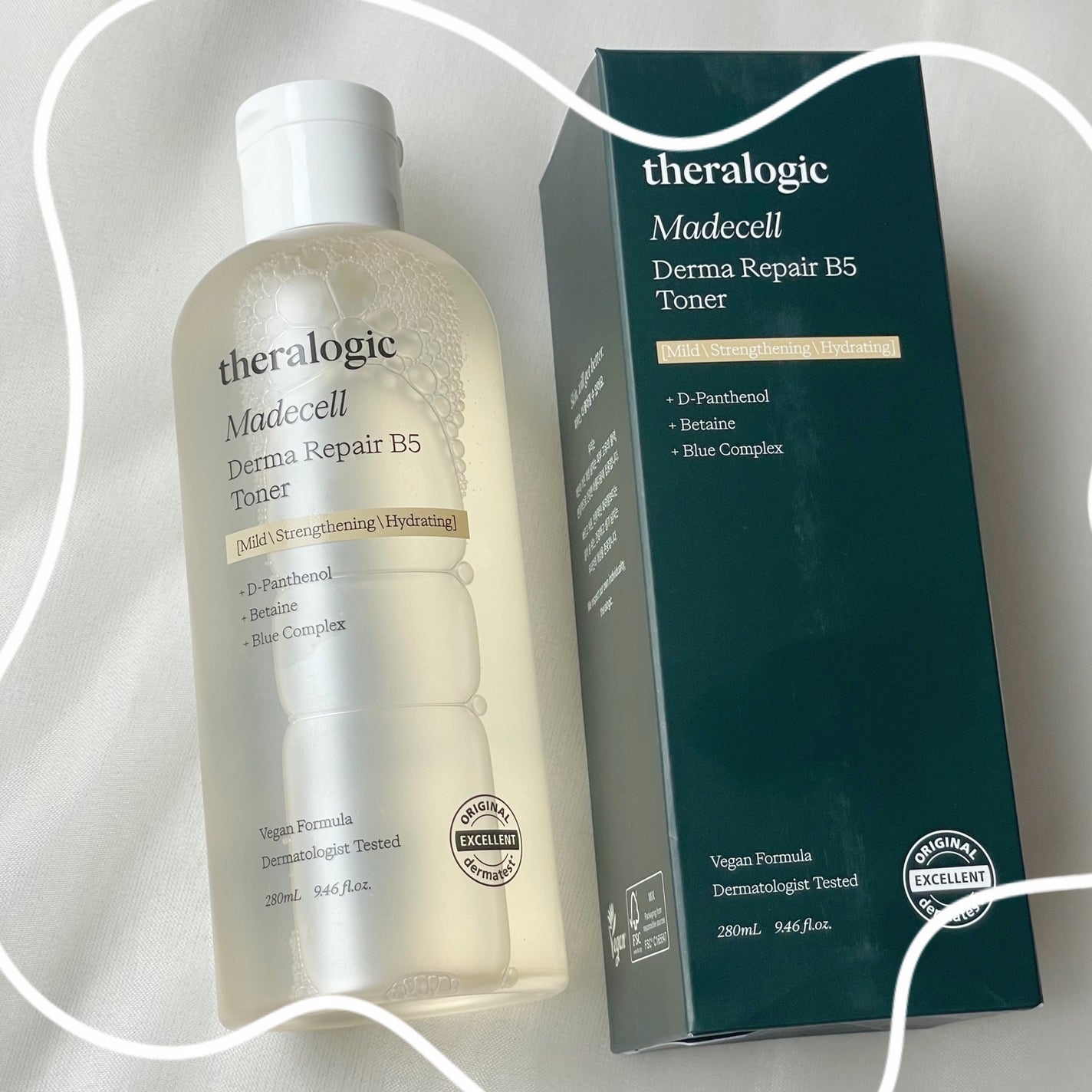 マデセルダーマリペア B5 トナー/theralogic/化粧水を使ったクチコミ(5枚目)