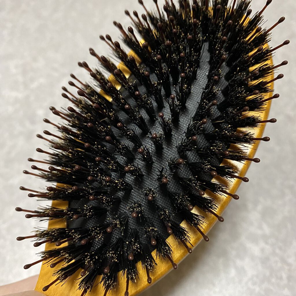 つやつや天然毛のミックスブラシ/マペペ/ヘアブラシを使ったクチコミ（2枚目）