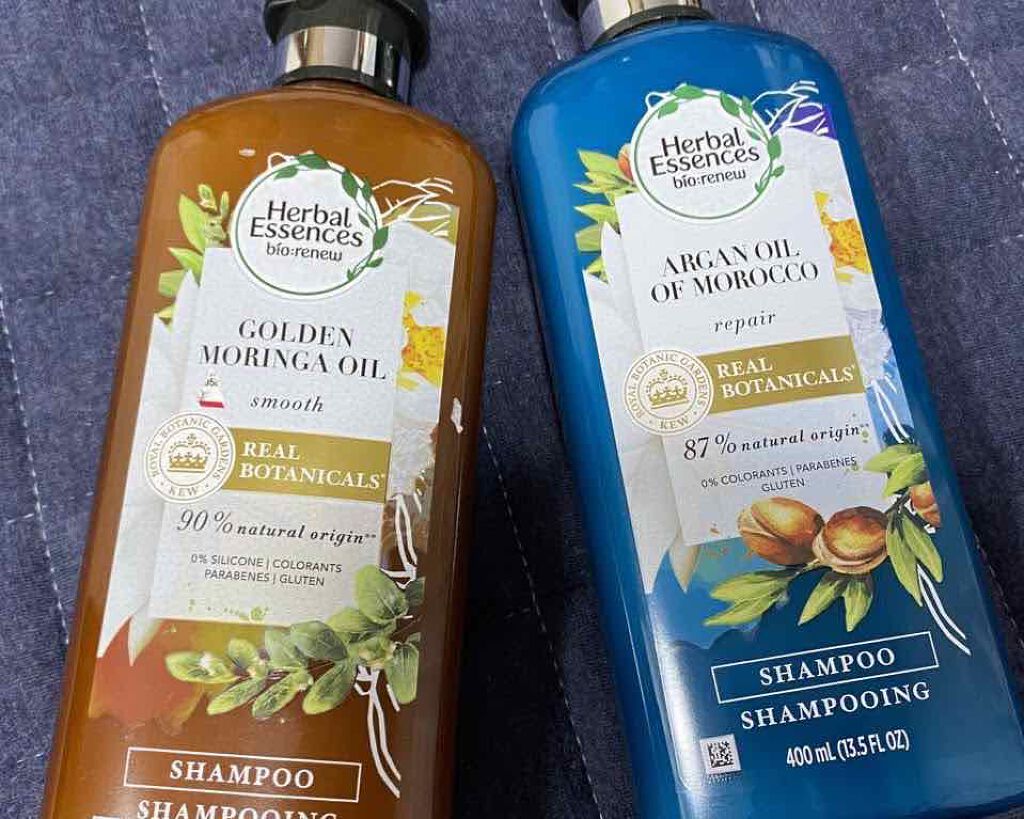 ゴールデンモリンガオイル シャンプー／コンディショナー/ハーバルエッセンス/市販シャンプーを使ったクチコミ（1枚目）