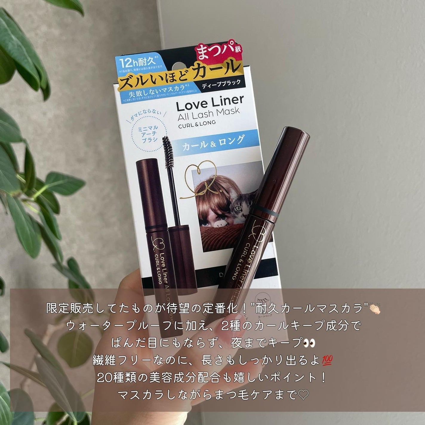 オールラッシュ マスク カール&ロング<マスカラ>/ラブ・ライナー/マスカラを使ったクチコミ(2枚目)