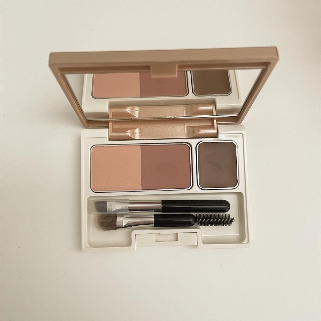 アイブロウキーパー 03 アッシュピンク/コフレドール/パウダーアイブロウを使ったクチコミ（3枚目）