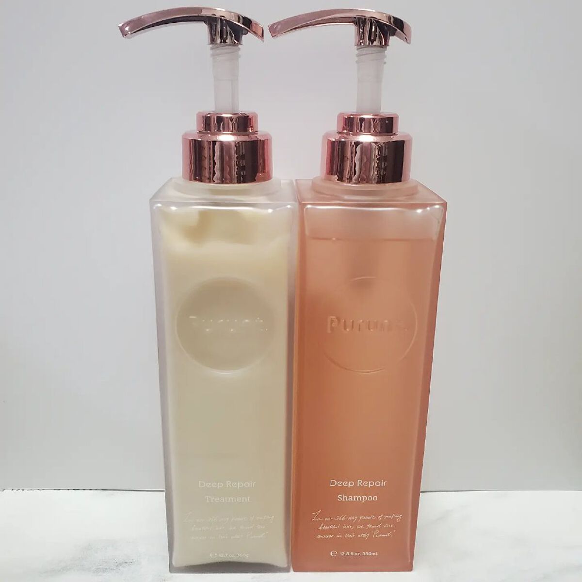 プルント ディープリペア美容液シャンプー／トリートメント/Purunt./市販シャンプーを使ったクチコミ（1枚目）