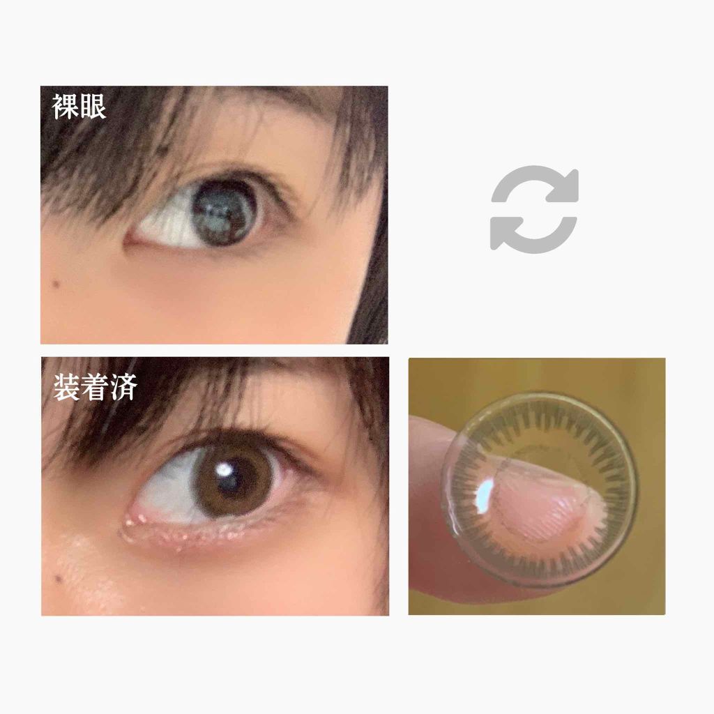 LA FILLE (ラ・フィーユ)/LA FILLE/カラーコンタクトレンズを使ったクチコミ（3枚目）