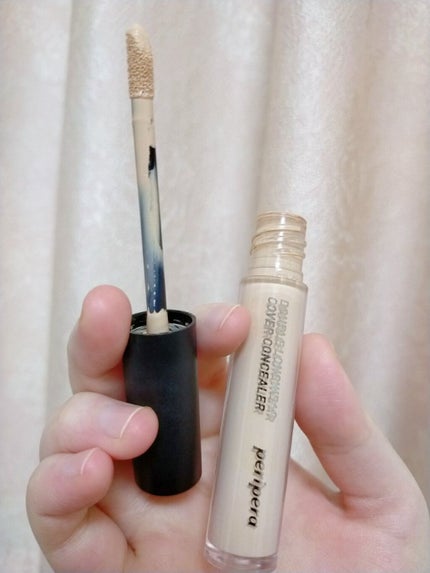 ダブル ロングウェアー カバー コンシーラー/PERIPERA/リキッドコンシーラーを使ったクチコミ(3枚目)