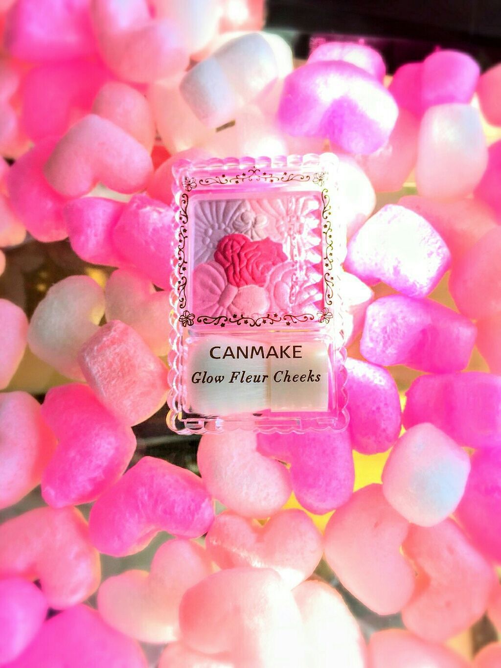 グロウフルールチークス/キャンメイク/パウダーチークを使ったクチコミ（1枚目）