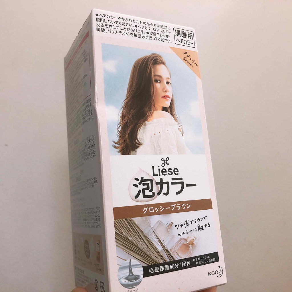 泡カラー/リーゼ/ヘアカラーを使ったクチコミ(1枚目)