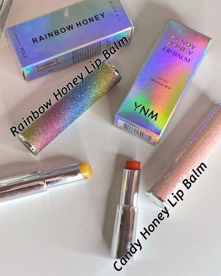 YNM  レインボーハニーリップバーム/YNM/リップバームを使ったクチコミ(2枚目)