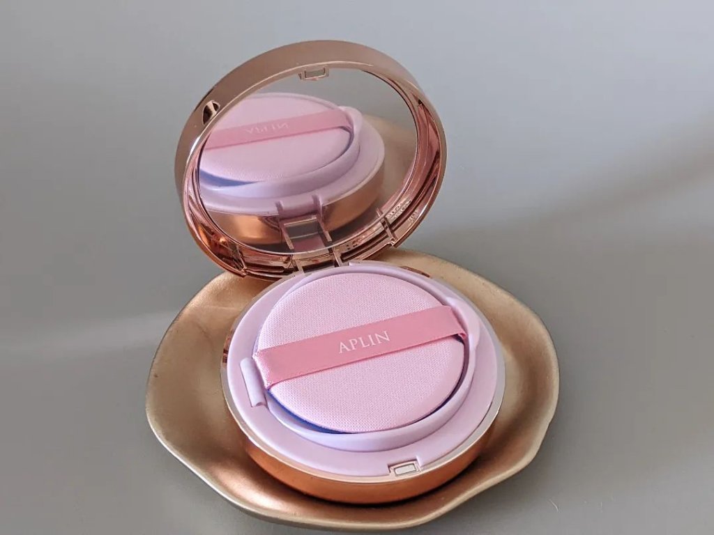 ピンクティーツリーカバーアップグロウクッション/APLIN/クッションファンデーションを使ったクチコミ（3枚目）