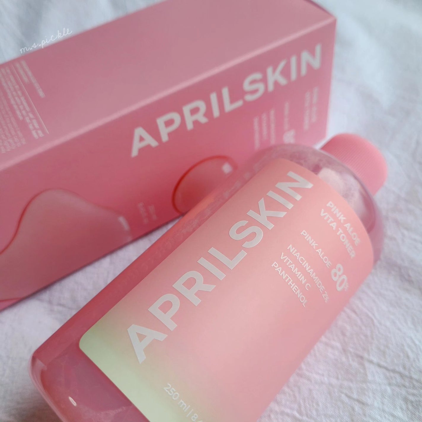 ピンクアロエビタトナー/APRILSKIN/化粧水を使ったクチコミ(1枚目)