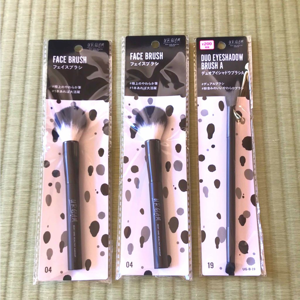 UR GLAM FACE BRUSH/U R GLAM/メイクブラシを使ったクチコミ(1枚目)