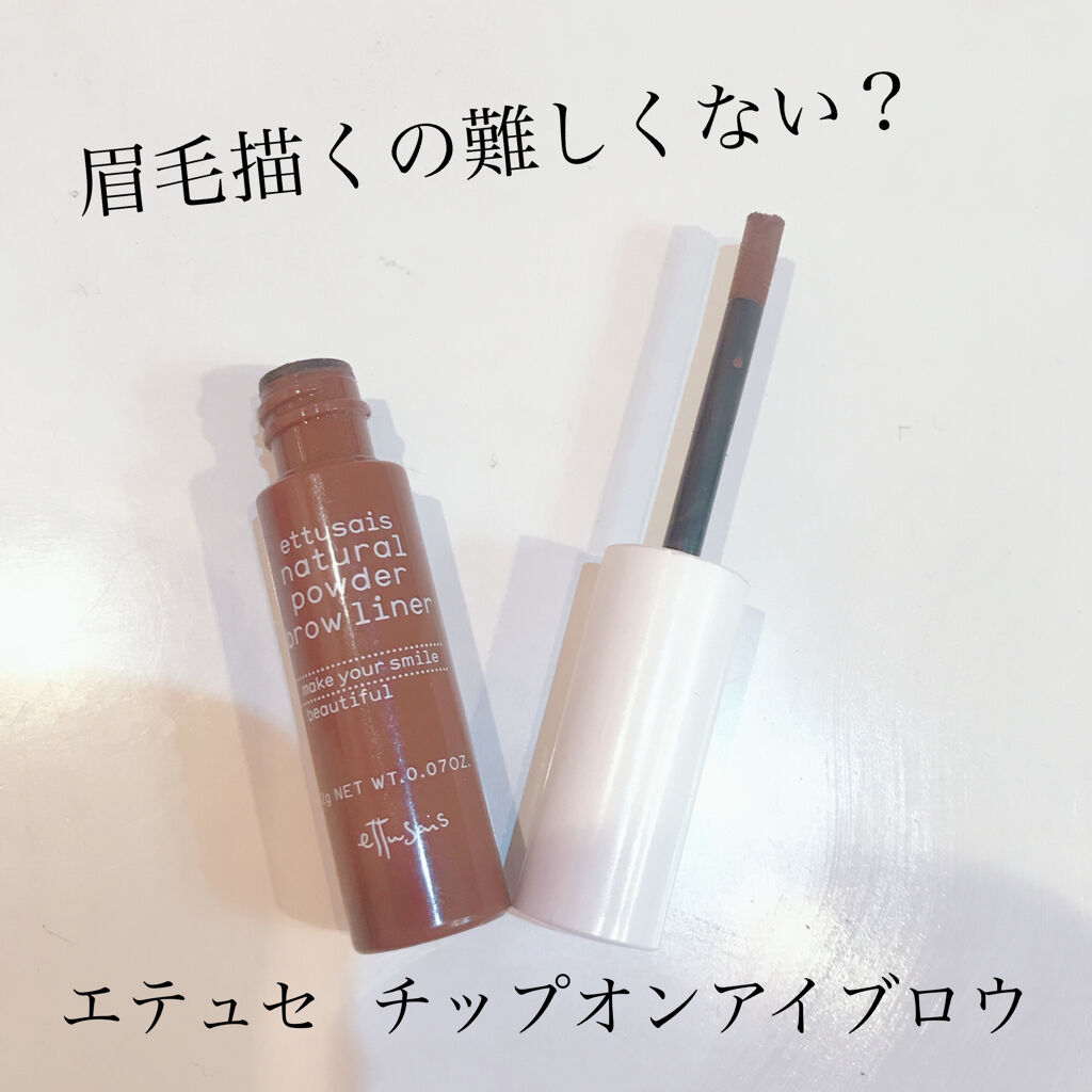 エテュセ チップオン アイブロウ WP/ettusais/パウダーアイブロウを使ったクチコミ（1枚目）