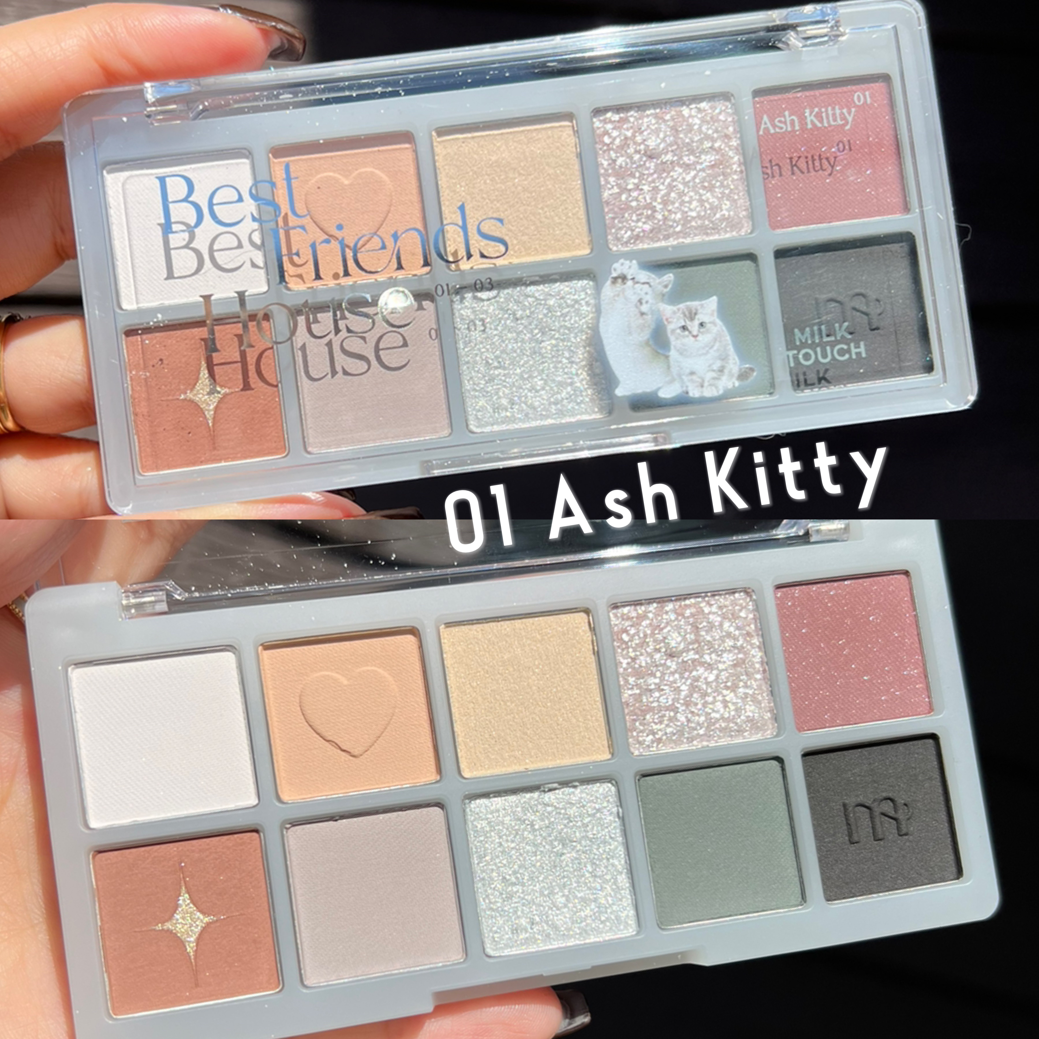 ビーマイベストフレンズハウスパレット 03 Golden Puppy/Milk Touch/アイシャドウパレットを使ったクチコミ（2枚目）