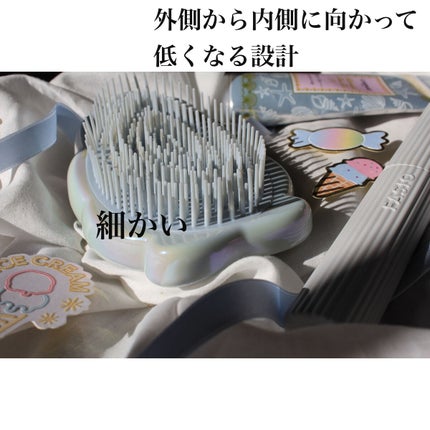 ファンファン アンタングルヘアブラシ/フランフラン/ヘアブラシを使ったクチコミ(2枚目)