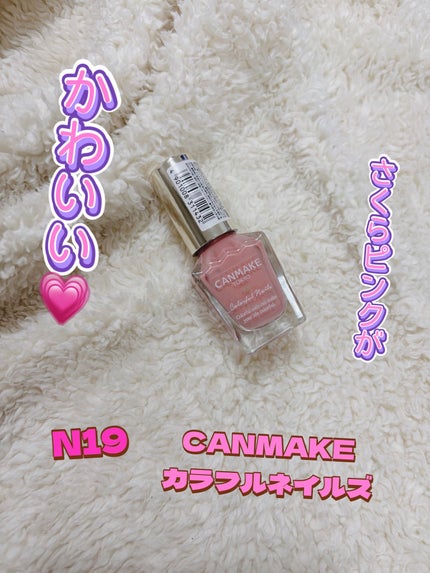 カラフルネイルズ/キャンメイク/マニキュアを使ったクチコミ(1枚目)
