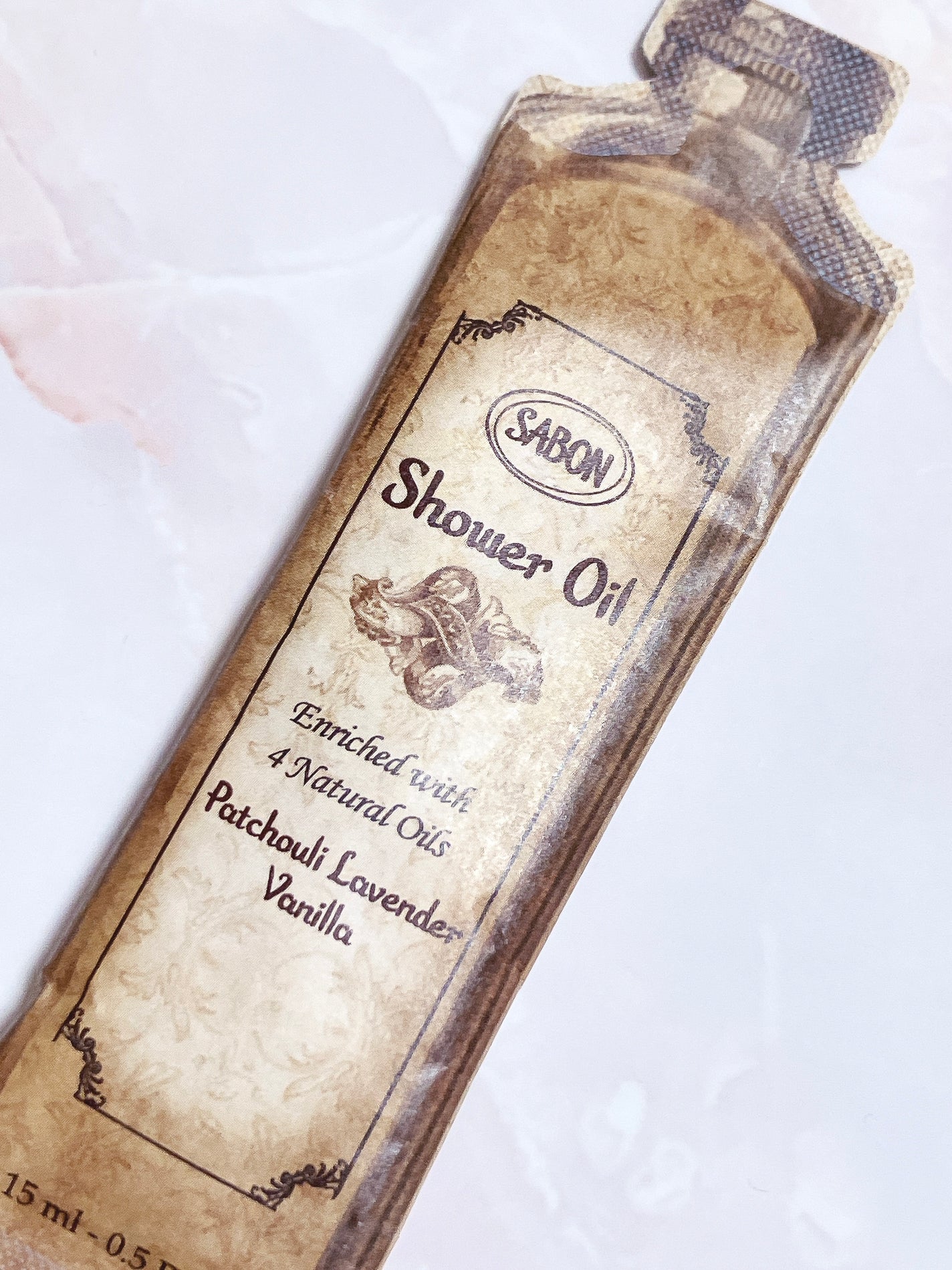 シャワーオイル パチュリ・ラベンダー・バニラ/SABON/ボディソープを使ったクチコミ(1枚目)