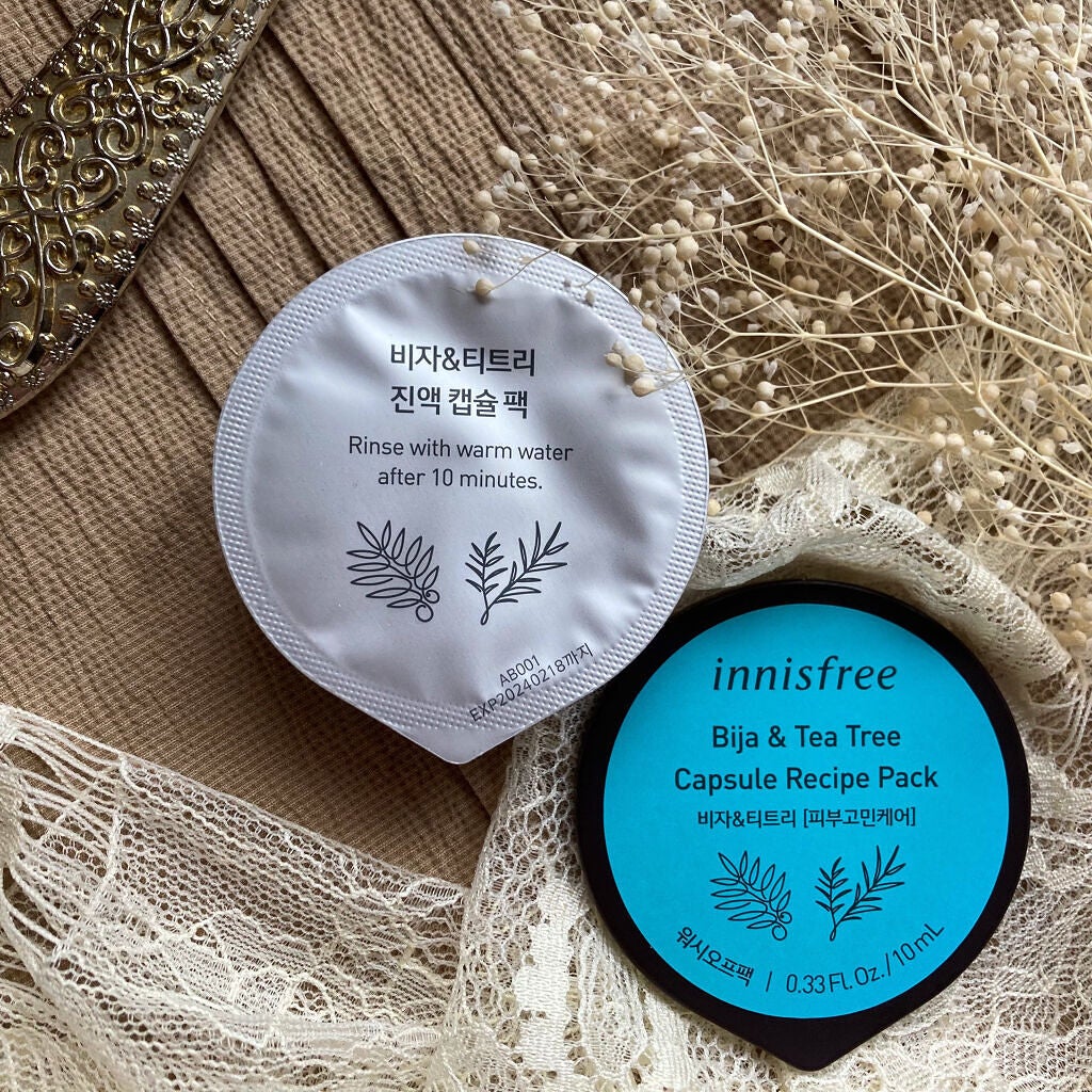 カプセルレシピパック B&T/innisfree/洗い流すパック・マスクを使ったクチコミ(1枚目)