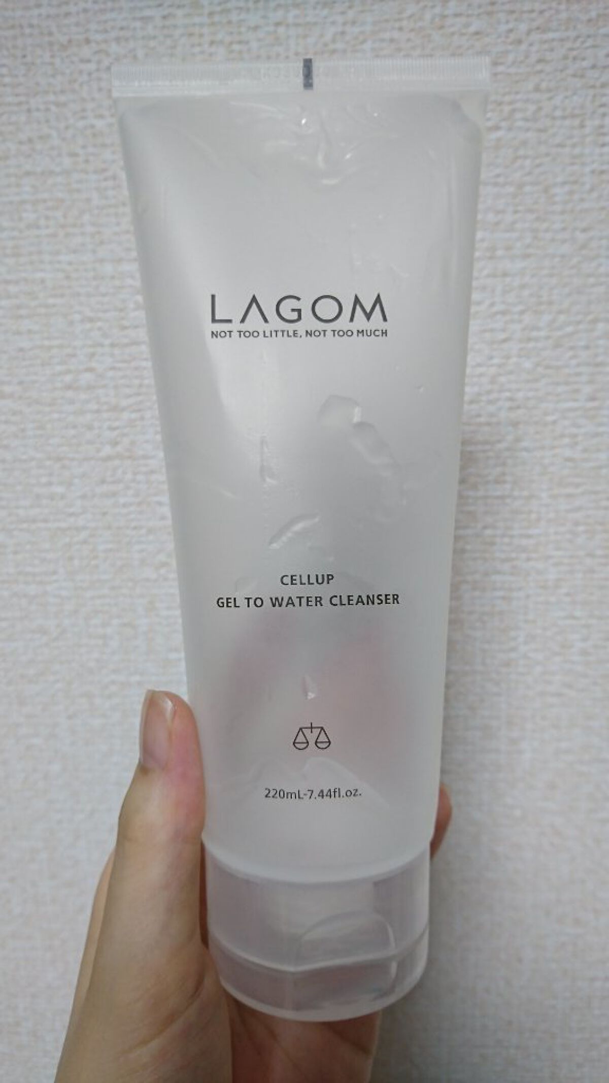 ラゴム ジェルトゥウォーター クレンザー(朝用洗顔)/LAGOM /その他洗顔料を使ったクチコミ(2枚目)