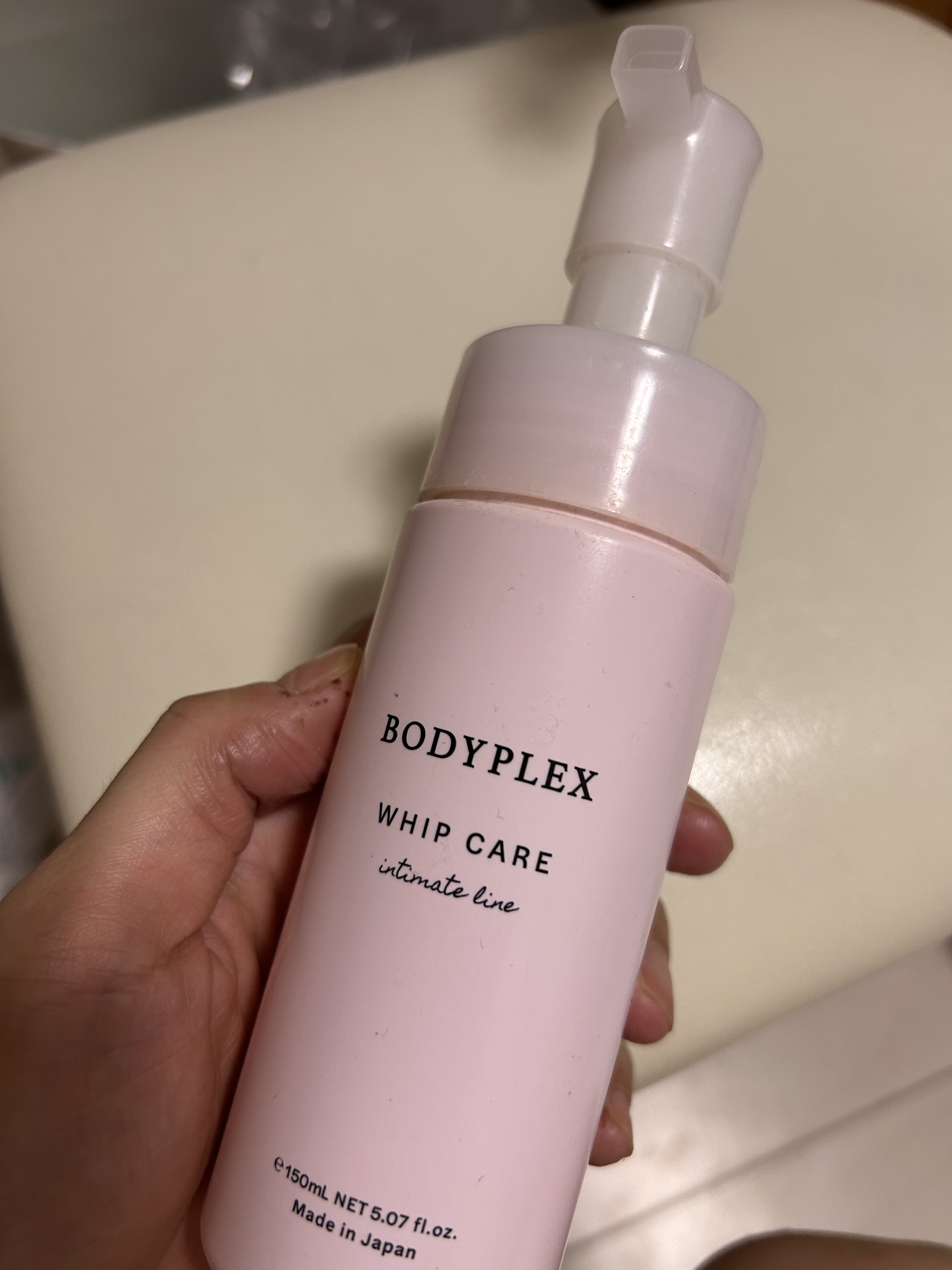 BODYPLEX ホイップケアEXのクチコミ「ローズ＆ゼラニウムの香りが特にホルモンバランス崩れた時に癒されます。変な話、自分は満足でもパー.....」（1枚目）