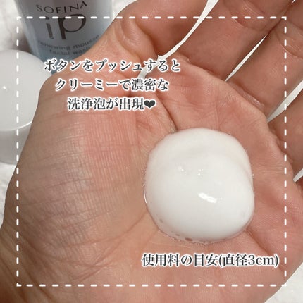 ソフィーナ iP リニュー ムース ウォッシュ/SOFINA iP/泡洗顔を使ったクチコミ(3枚目)