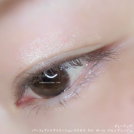 パーフェクトエクステンション マスカラ for カール/D-UP/マスカラを使ったクチコミ(7枚目)