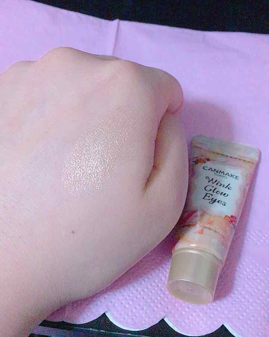 ウィンクグロウアイズ/キャンメイク/ジェル・クリームアイシャドウを使ったクチコミ(2枚目)