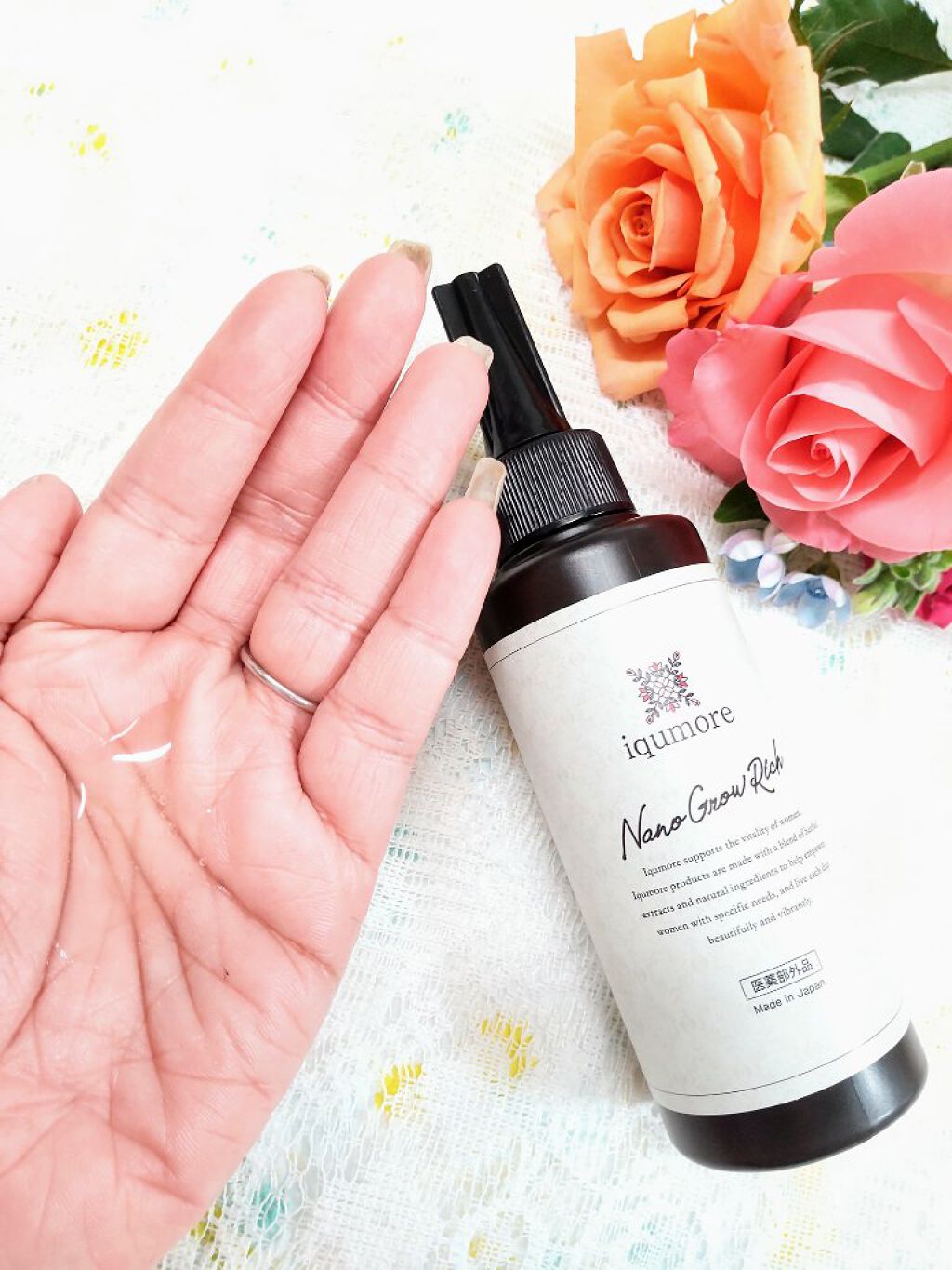 ナノグロウリッチ/iqumore/頭皮ローションを使ったクチコミ（3枚目）